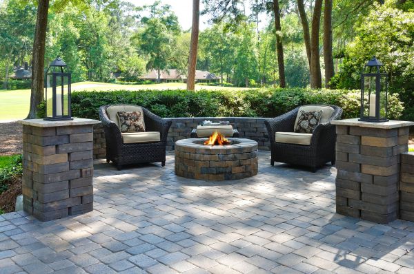 Fire Pit Installation in Bellevue